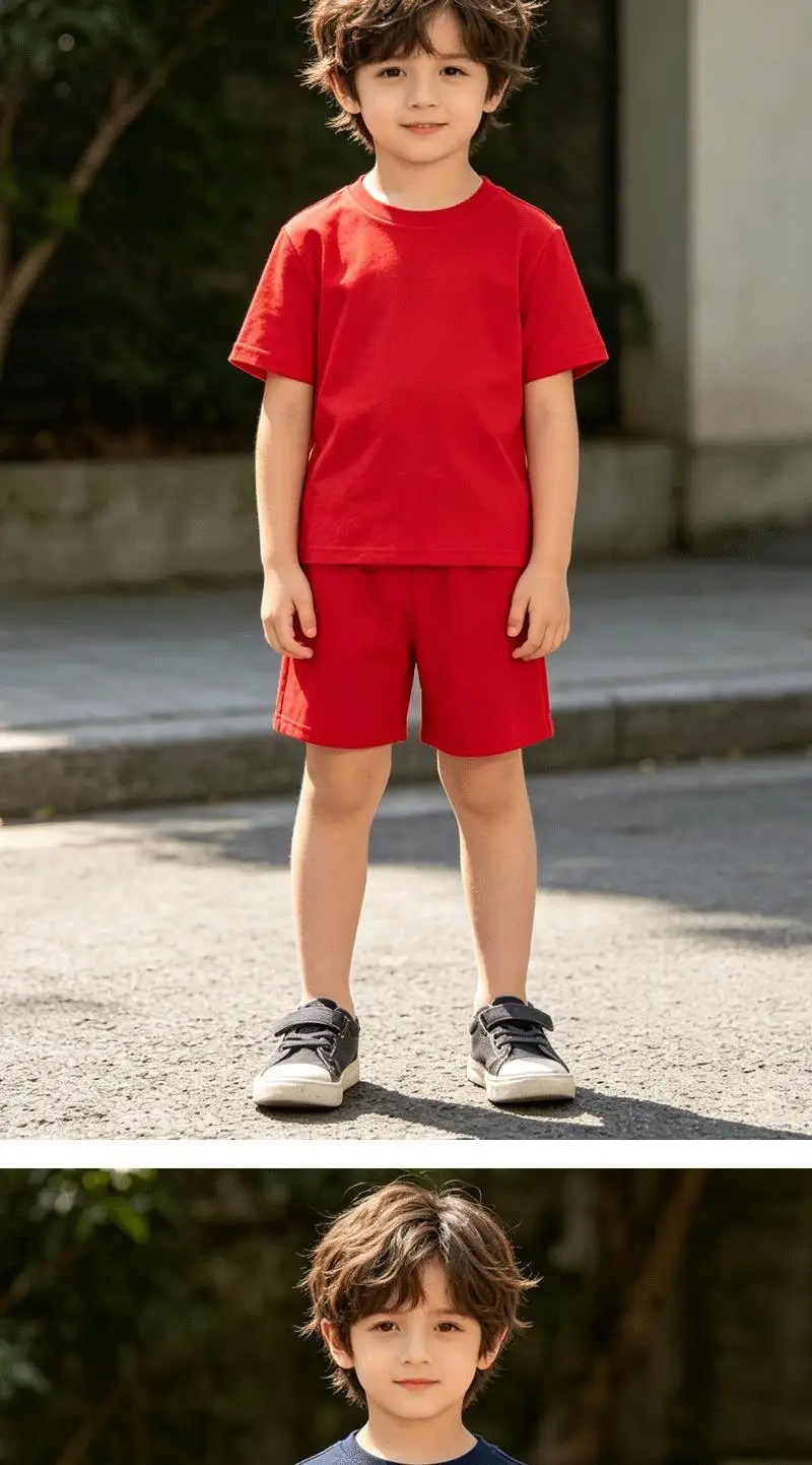2026 New Pure Cotton Kids Shorts Casual Sports Capri Pants For Boys Girls Baby