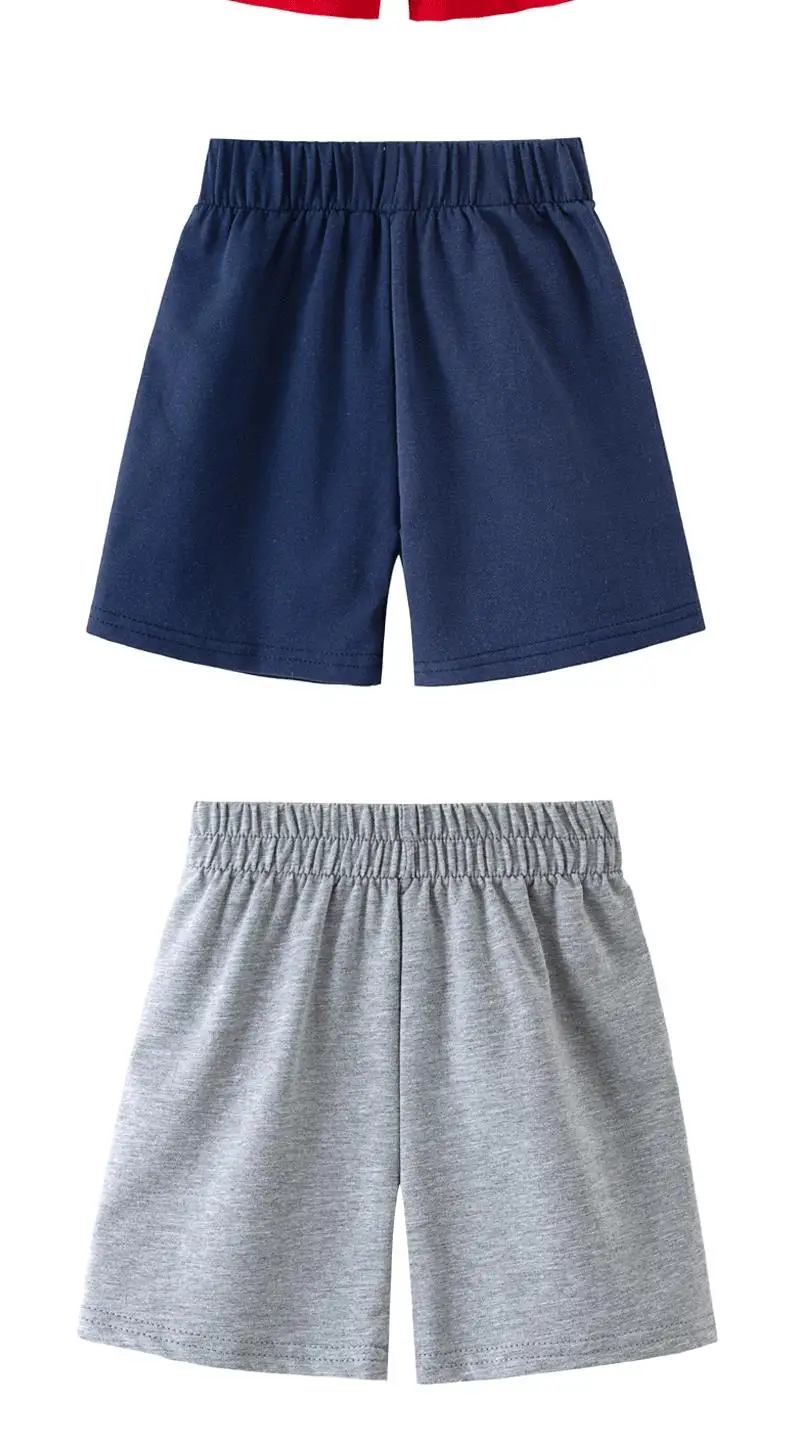 2026 New Pure Cotton Kids Shorts Casual Sports Capri Pants For Boys Girls Baby