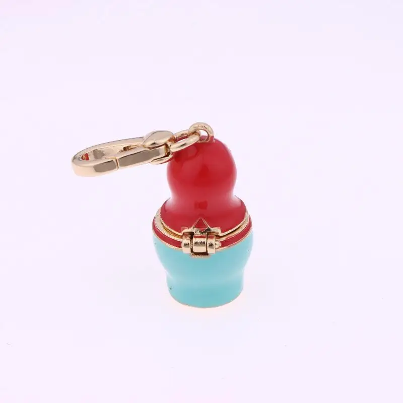 1Pcs Adorable Russian Pendant Keychain Matryoshka Dolls Necklace Sweater Chain Fashion Jewelry Gift For Women【AliS8】