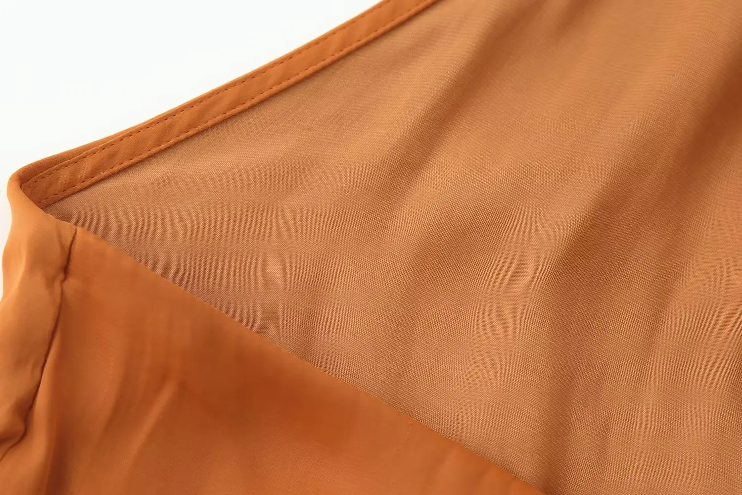 Nlzgmsj 2026 Summer Women Orange Halter Neck Sleeveless Blouse Cross Wrap Draped Top Backless Cropped Tank Top