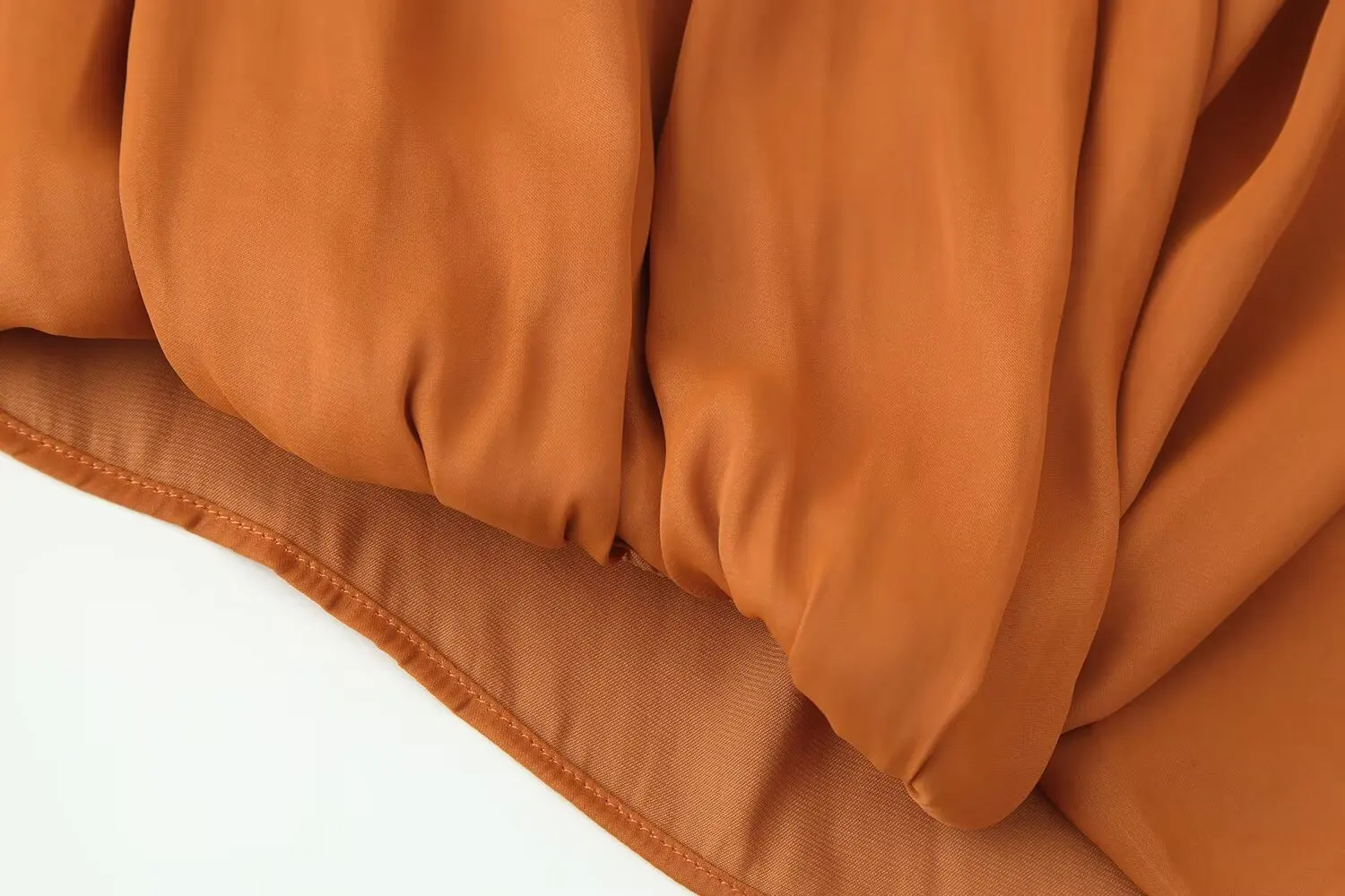 Nlzgmsj 2026 Summer Women Orange Halter Neck Sleeveless Blouse Cross Wrap Draped Top Backless Cropped Tank Top