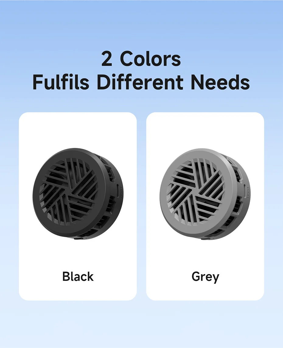 Hagibis Magnetic Cell Phone Cooler Double-sided Magnetic Semiconductor Cooling Fan Phone Radiator for Gaming Live Streaming Vlog