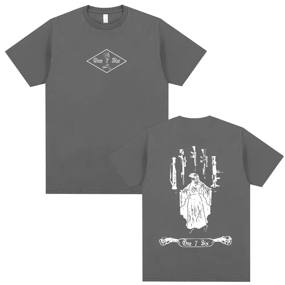 Forward Observations Group Skeleton Graphic T-shirt Brothers in Arms Merch T-shirts Men Clothing Hip Hop Rock Oversized T Shirts