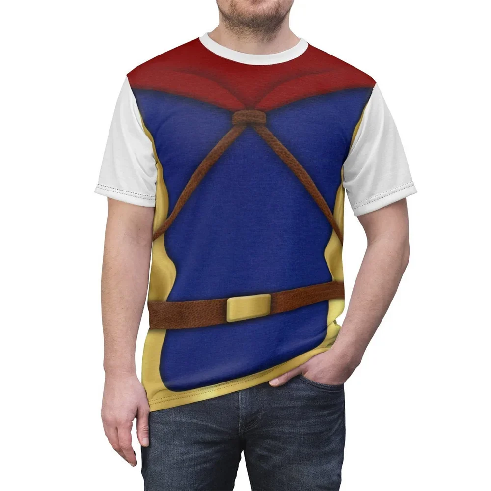 Donald Duck and the Beanstalk Unisex 3DT Shirt, Fun Free Clothing, Mickey and the Beanstalk Role Play Cartoon Top