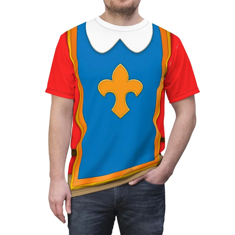 Donald Duck and the Beanstalk Unisex 3DT Shirt, Fun Free Clothing, Mickey and the Beanstalk Role Play Cartoon Top
