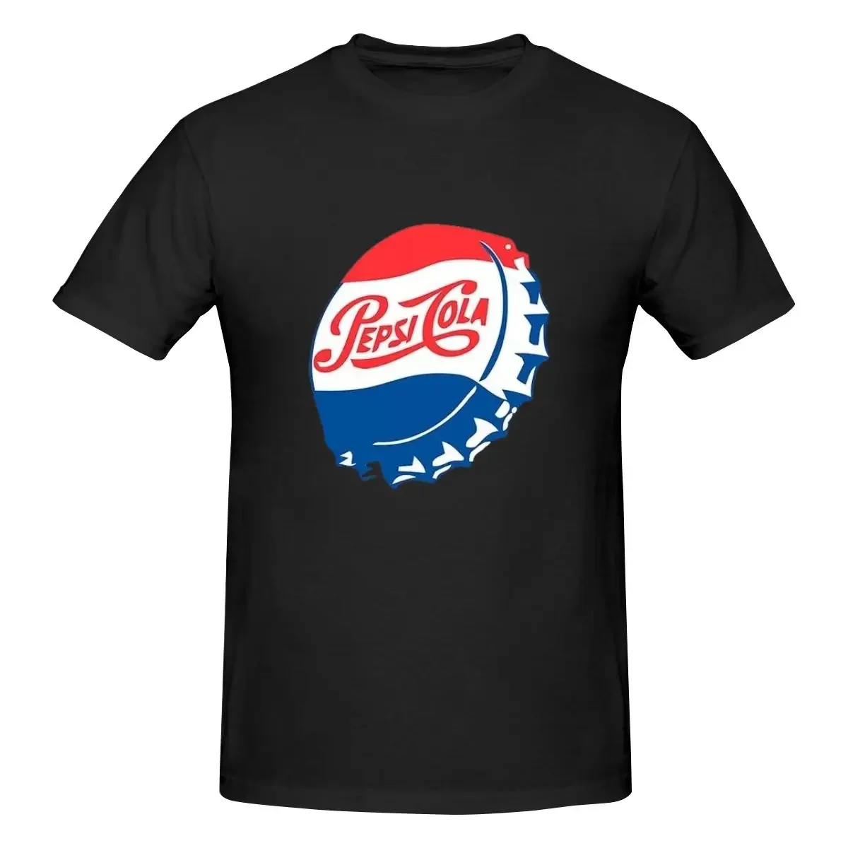 Summer Men P-Pepsi Luxury T Shirts for Men Summer Print Shirt Cotton High Quality Clothing Streetwear Tops Tee Men's Clothing