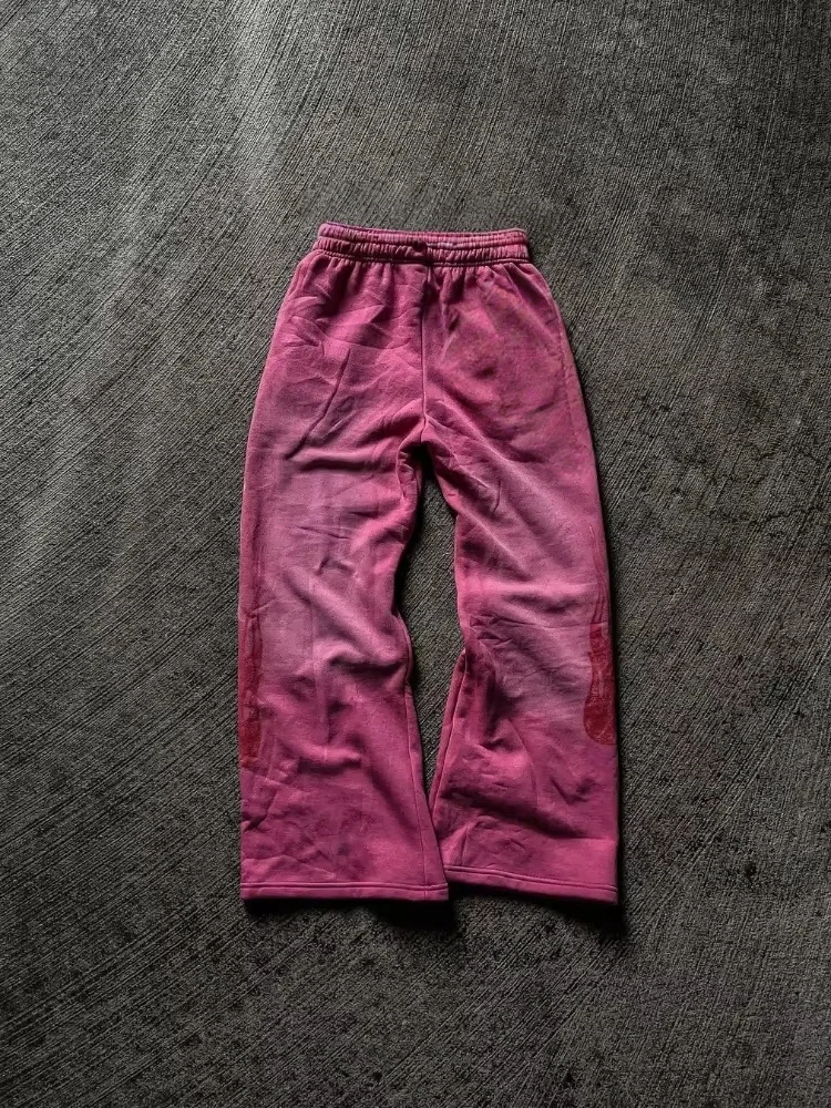 2026 Summer Fashion Retro Gothic Punk Style Men's 3D Printed Sports and Leisure Straight Leg Pants Street Wear Men's Loose Pants