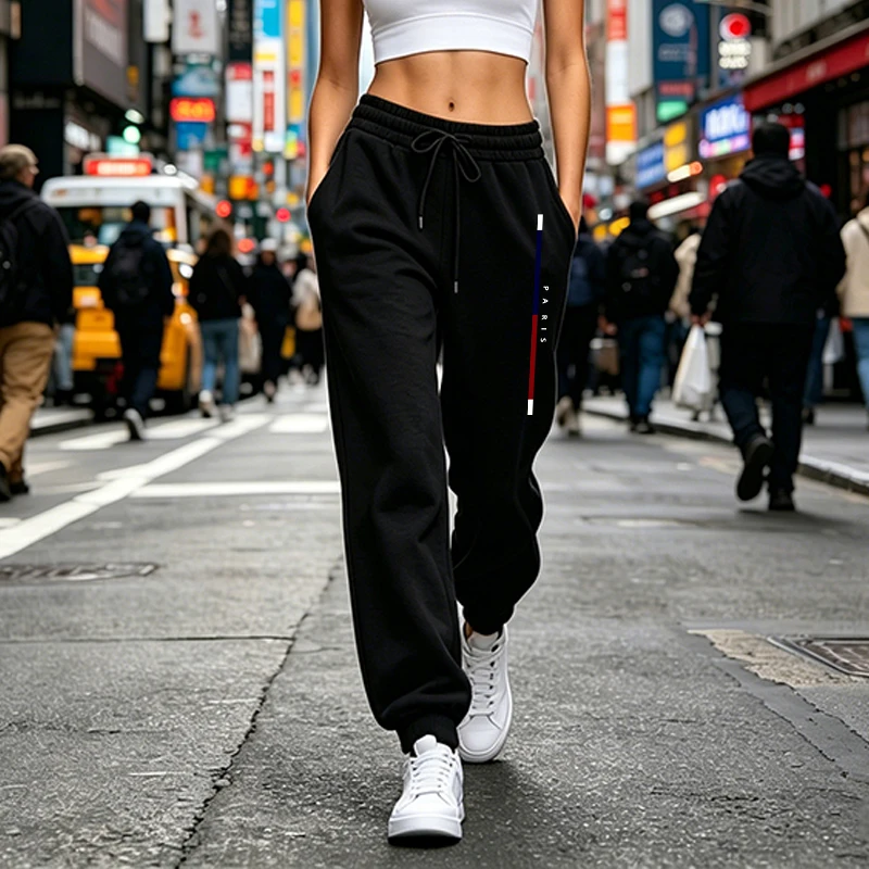 Daily Womens Sweatpants Printing Casual Sports Pants Outdoors Fitness Jogging Woman Clothes Trousers Fashion Street Sportswear