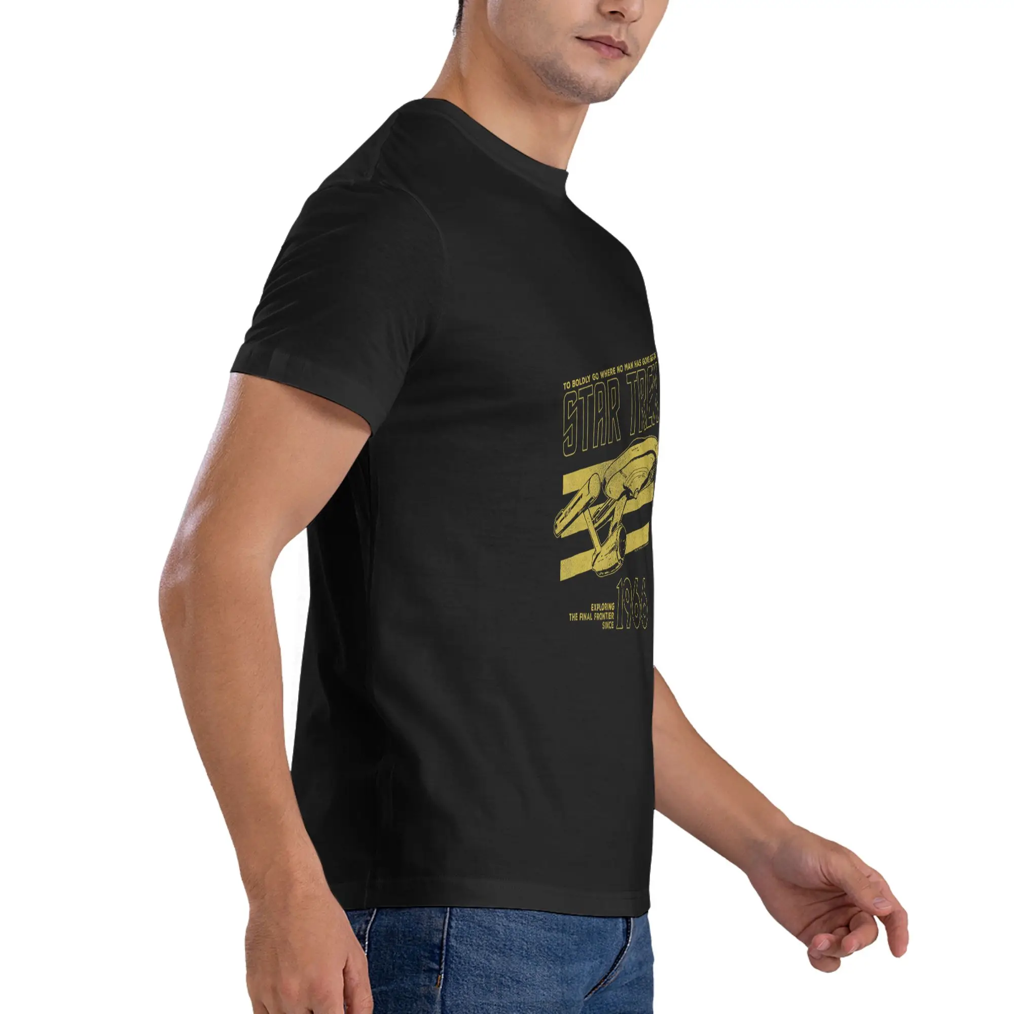 1 Piece Enterprise Graphic 100% Cotton T-Shirt Star Treks Tops Tees For Men