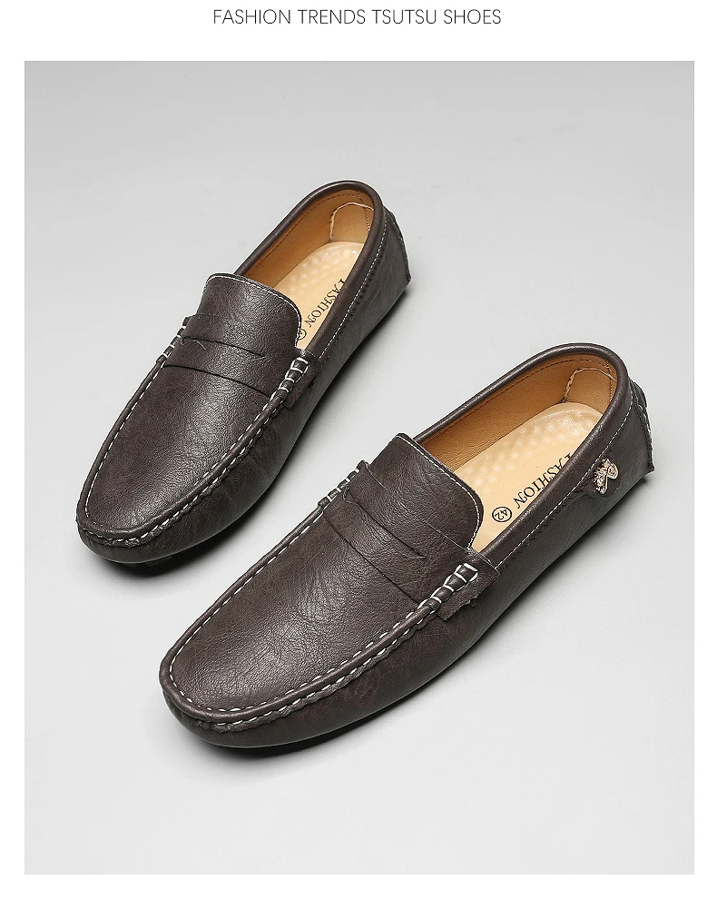 Formal Italian Shoes Men Handmade Leather Loafer Driving Flats Slip-on FShoes Luxury Comfy Moccasins Casual Shoes for Men