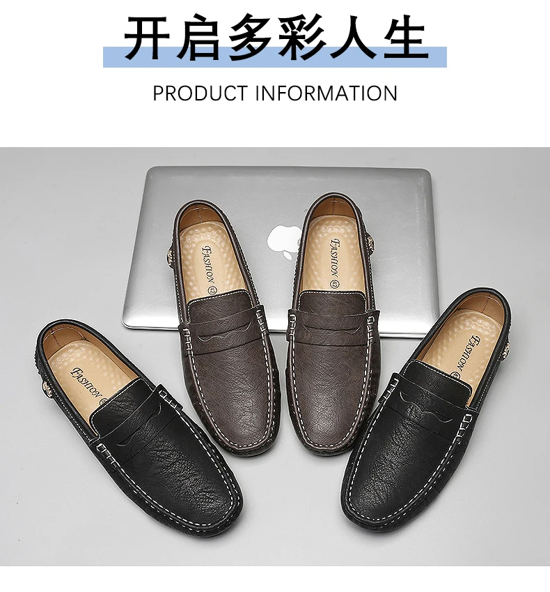 Formal Italian Shoes Men Handmade Leather Loafer Driving Flats Slip-on FShoes Luxury Comfy Moccasins Casual Shoes for Men
