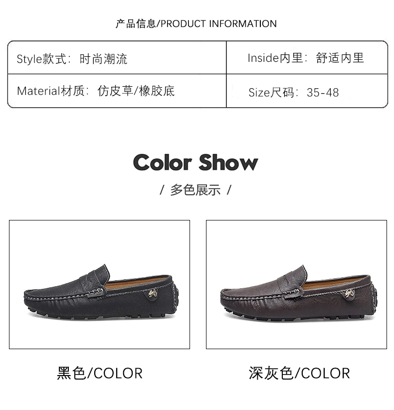 Formal Italian Shoes Men Handmade Leather Loafer Driving Flats Slip-on FShoes Luxury Comfy Moccasins Casual Shoes for Men