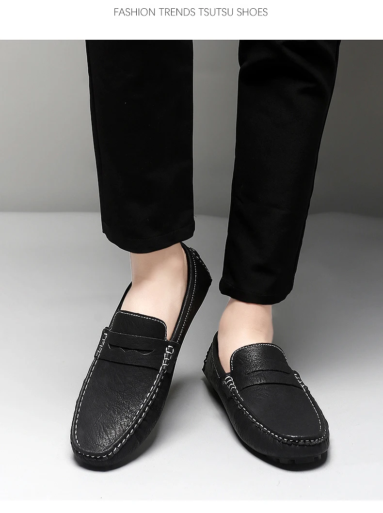 Formal Italian Shoes Men Handmade Leather Loafer Driving Flats Slip-on FShoes Luxury Comfy Moccasins Casual Shoes for Men