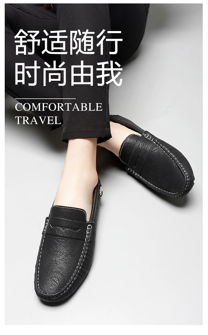 Formal Italian Shoes Men Handmade Leather Loafer Driving Flats Slip-on FShoes Luxury Comfy Moccasins Casual Shoes for Men