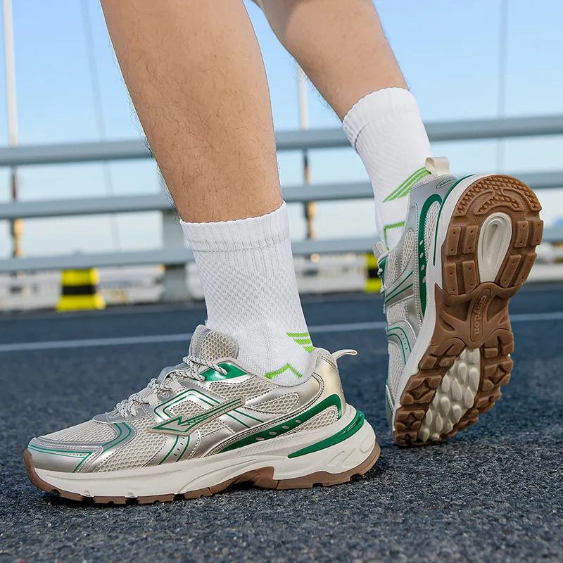 2026 Men Trendy Platform Dad Sneakers Women Breathable Mesh Soft Cushion Sport Running Non-Slip Athletic Jogging Training Shoes