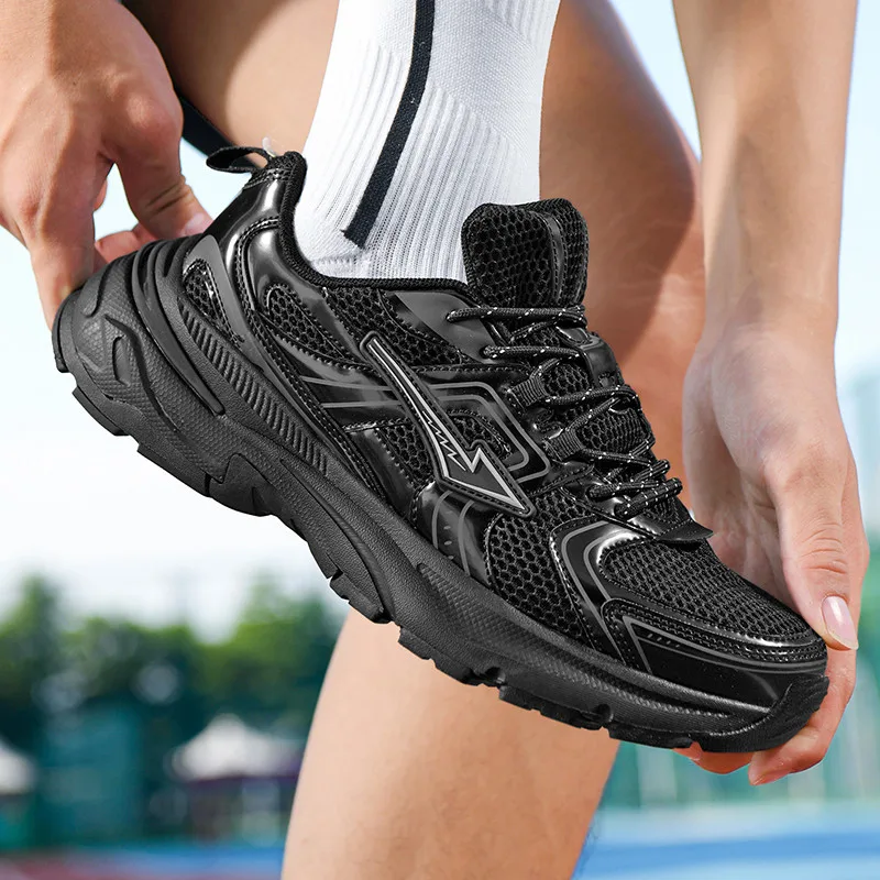 2026 Men Trendy Platform Dad Sneakers Women Breathable Mesh Soft Cushion Sport Running Non-Slip Athletic Jogging Training Shoes