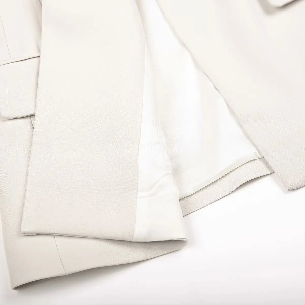 Women Fall Office Slim Blazer Single Button Pockets Blazer Beige Black 2025 Spring Autumn Fashion Commuter Simple Casual Blazer