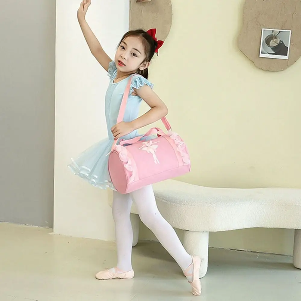 Fashion Oxford Ballet Dance Bags Large Capacity Sequin Print Dance Backpack Lovely Handbag Girls