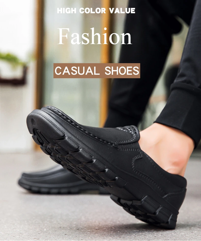 Hotel Kitchen Non-slip Oil-resistant Chef's Shoes Casual Flat Work Safe Men's Shoes Breathable Comfortable Slip on Plus Size 48