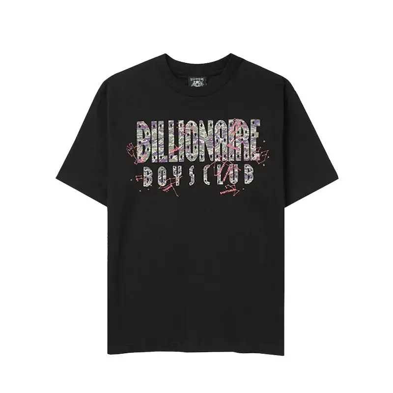 2025 For Sale Special Billionaire Boys Club Stylish BB C Neon Logo Loose Short Sleeve T-shirt High Quality and High Weight