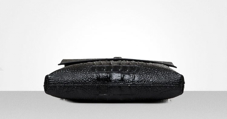 Luxury Brand Messenger Bag Men Leather Business Alligator Shoulder Bag Male Casual Satchel Crocodile Grain Crossbody Bag For Men