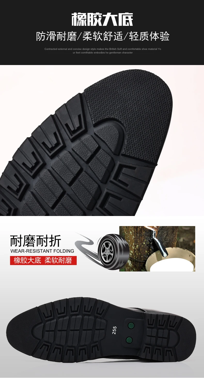 High Quality Formal Leather Men Dress Shoes Breathable Mens Casual Shoes Italian Luxury Brand Lace-Up Non-slip Men Driving Shoes