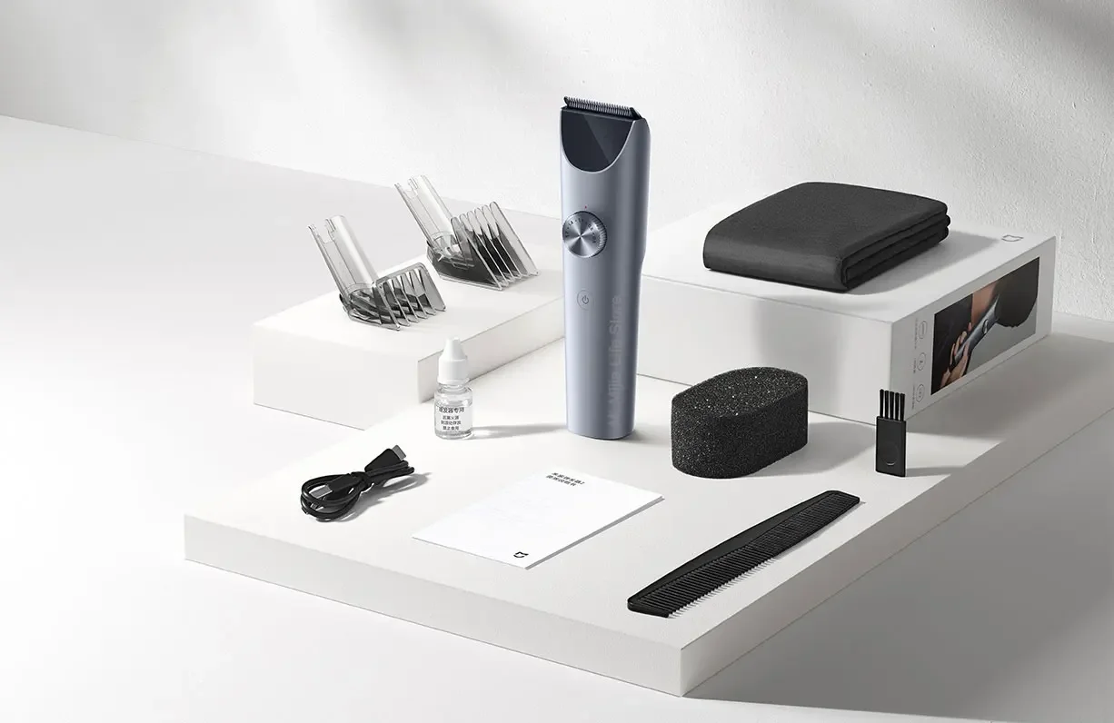 Mijia Hair Clipper 2 Household Wireless Trimmer Cutting Barber IPX7 Titanium Alloy Blade Men Sideburns Electric Shaver