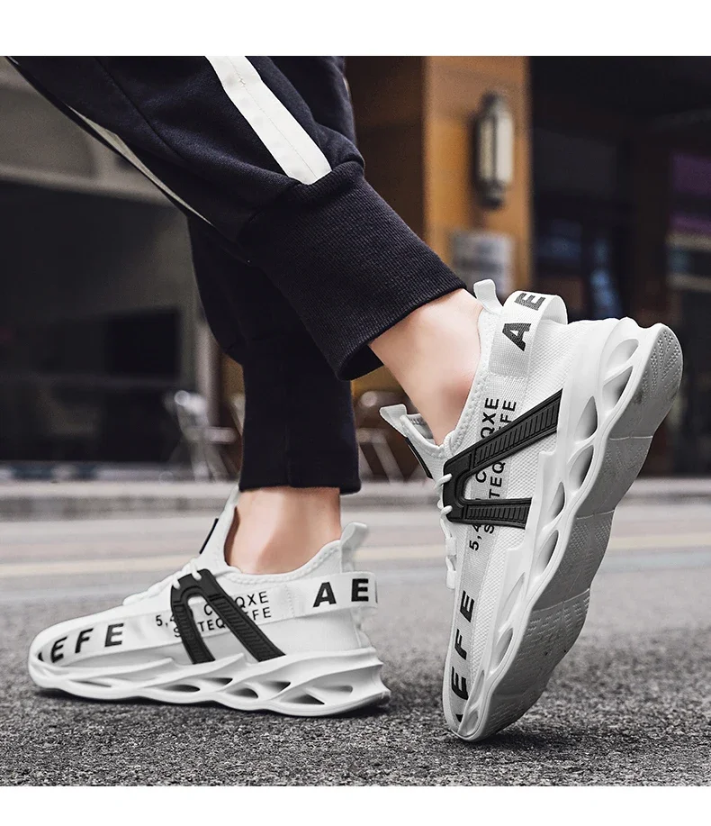 YRZL Mens Sneakers Lightweight Comfortable Mesh Breathable Sneakers Men Green Casual Shoes Thick Sole Running Shoes for Men