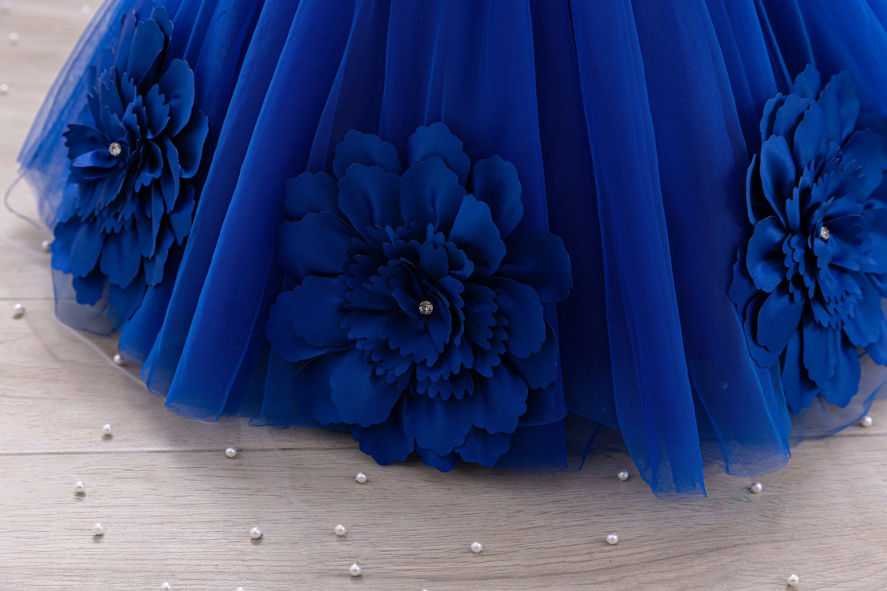 Elegant Girl Princess Dress Small Flying Sleeves Asymsymmetrical Straps Formal Occasion Girl Dress Sequin Wedding Dress Party Gi
