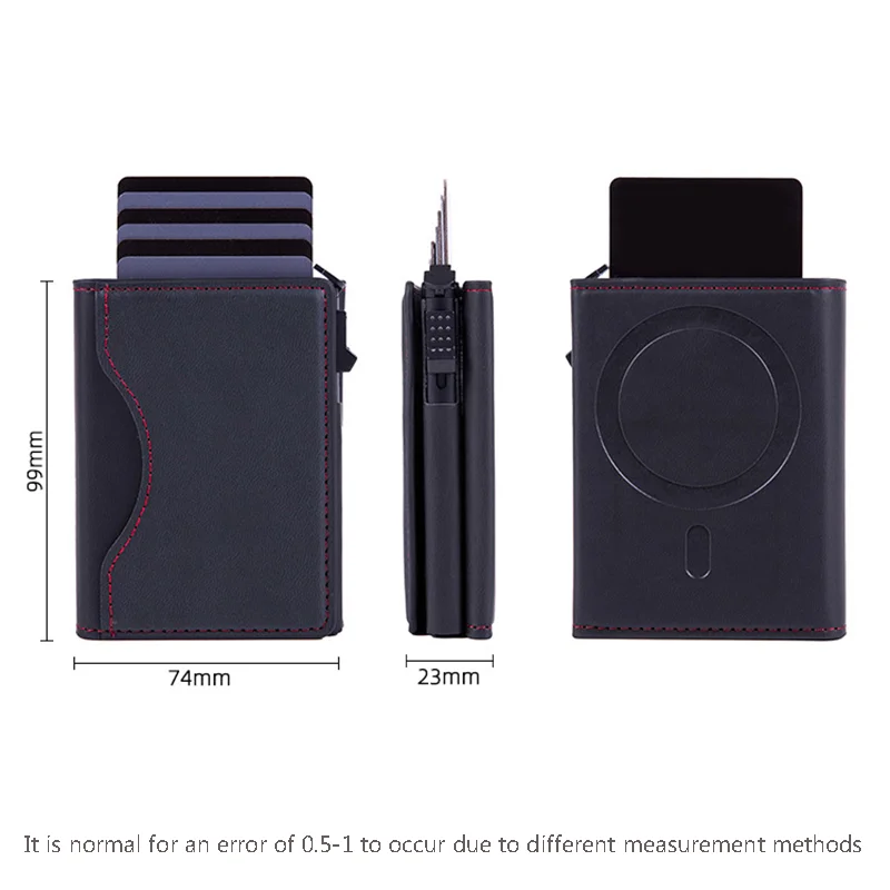 Luxury Magnetic For Magsafe Elastic Leather Wallet Card Holder Case For iPhone 16 15 Pro Max 14 13 S24Ultra Card Slots Bag Cover