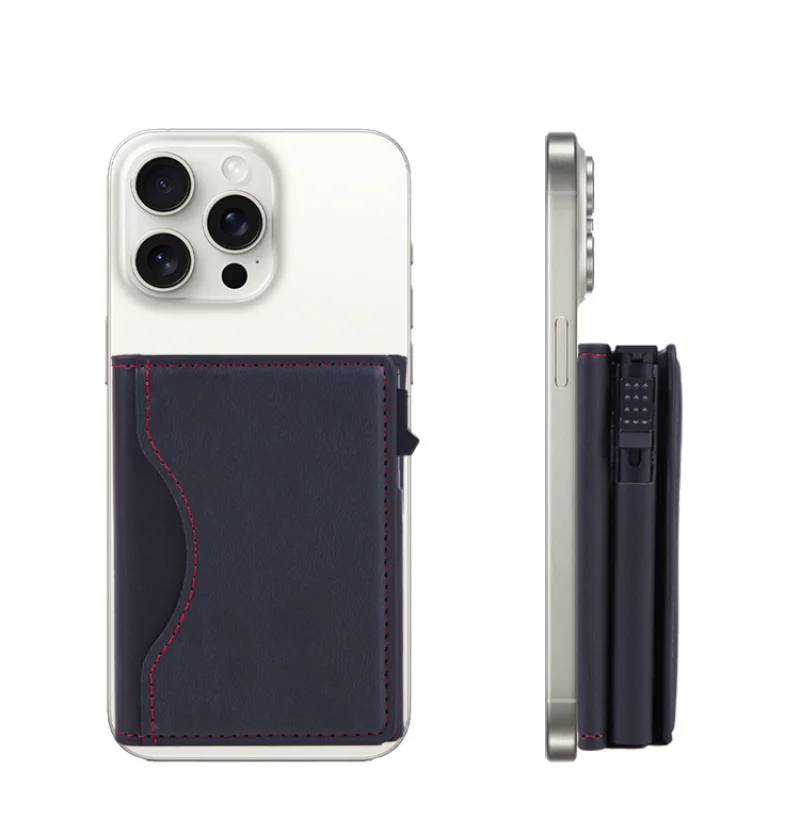 Luxury Magnetic For Magsafe Elastic Leather Wallet Card Holder Case For iPhone 16 15 Pro Max 14 13 S24Ultra Card Slots Bag Cover