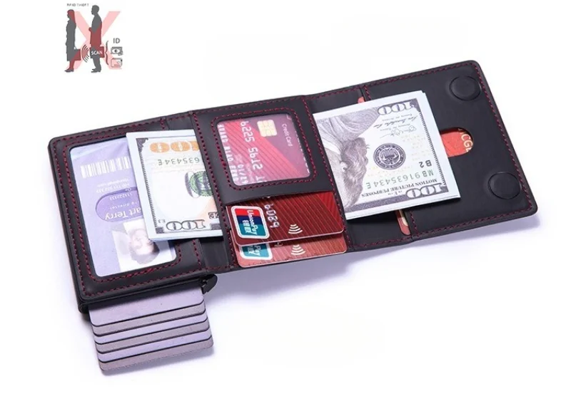 Luxury Magnetic For Magsafe Elastic Leather Wallet Card Holder Case For iPhone 16 15 Pro Max 14 13 S24Ultra Card Slots Bag Cover