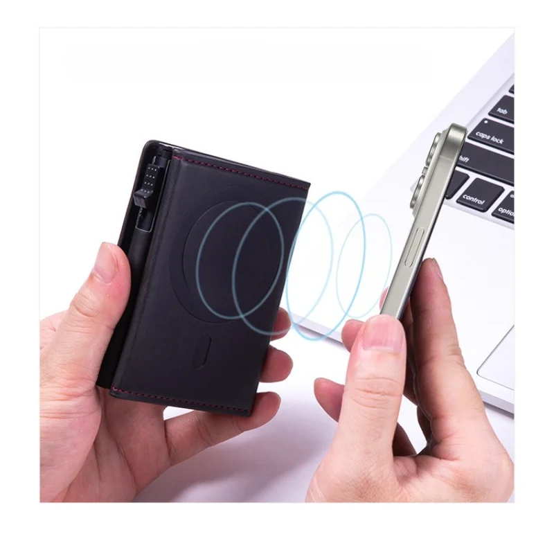 Luxury Magnetic For Magsafe Elastic Leather Wallet Card Holder Case For iPhone 16 15 Pro Max 14 13 S24Ultra Card Slots Bag Cover