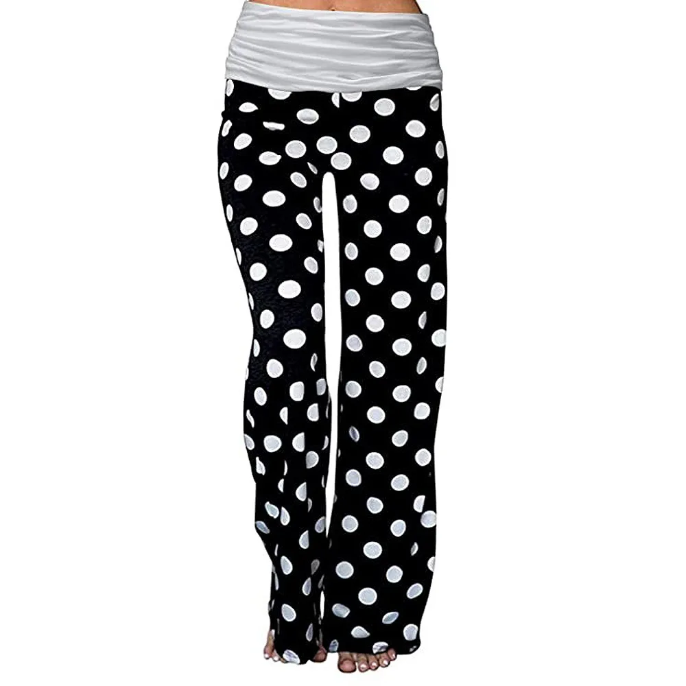 2024 Europe and the United States home new women's stitching yoga pants baggy casual pants pants pants