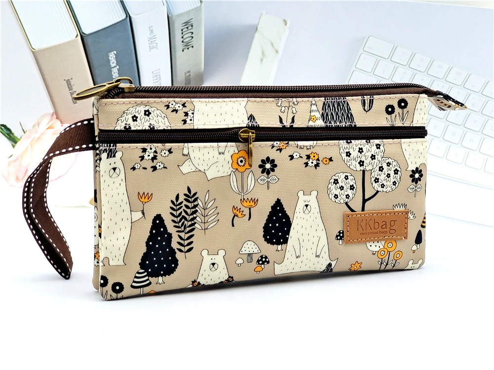 Polyester Waterproof Women's Coin Bag Ladies Organizer Wallet Female Phone Purse Money Pouch Clutch Handbag Carteira for Girls