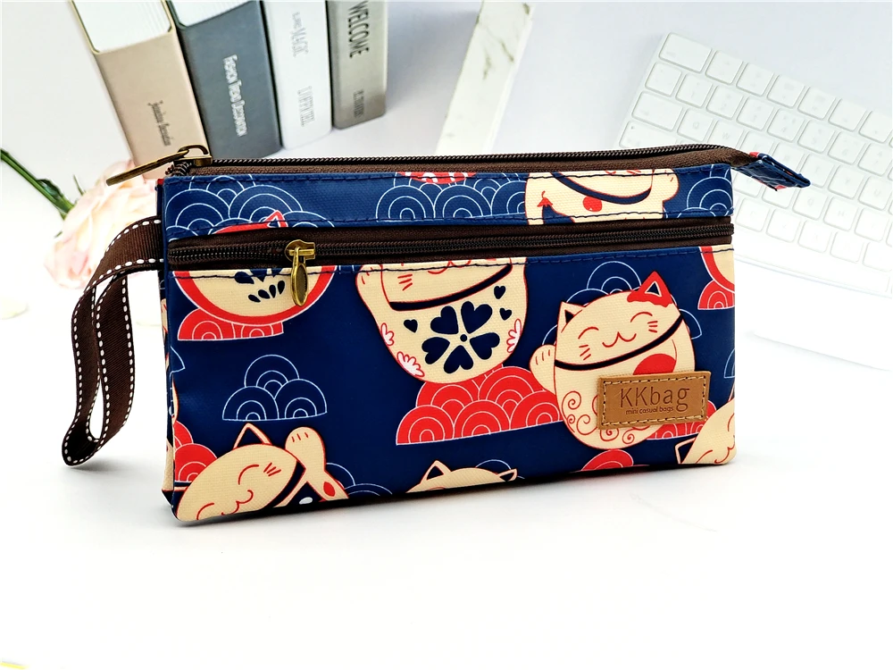 Polyester Waterproof Women's Coin Bag Ladies Organizer Wallet Female Phone Purse Money Pouch Clutch Handbag Carteira for Girls