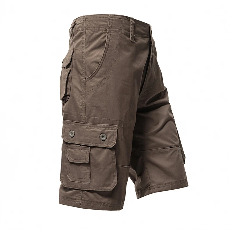 Men's Cargo Shorts Big Size Sports Knee Shorts Classic Short Pants Streetwear Hip Hop Straight Loose Pants