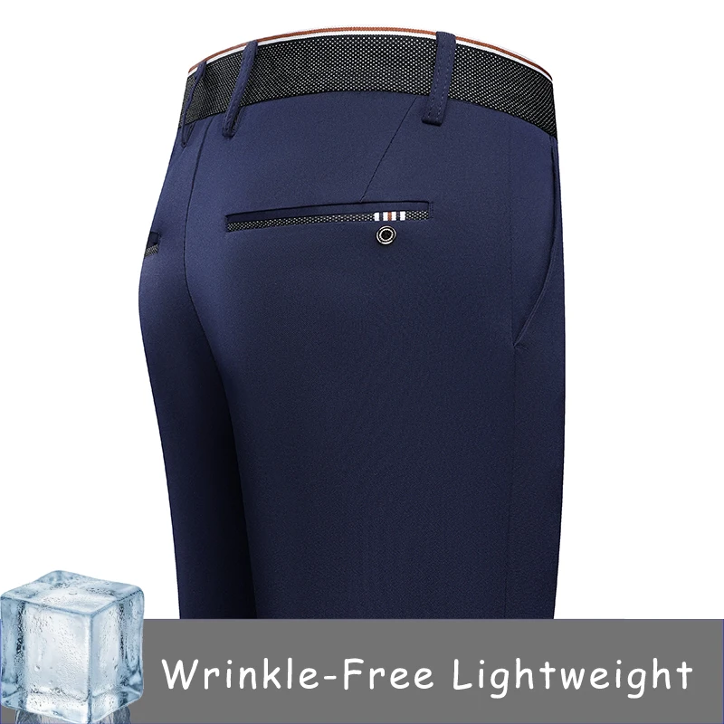 High Quality Men's Trousers Cargo Pants Zipper Pockets Elastic Waist with Banding Casual Sports Hiking Training Dungarees