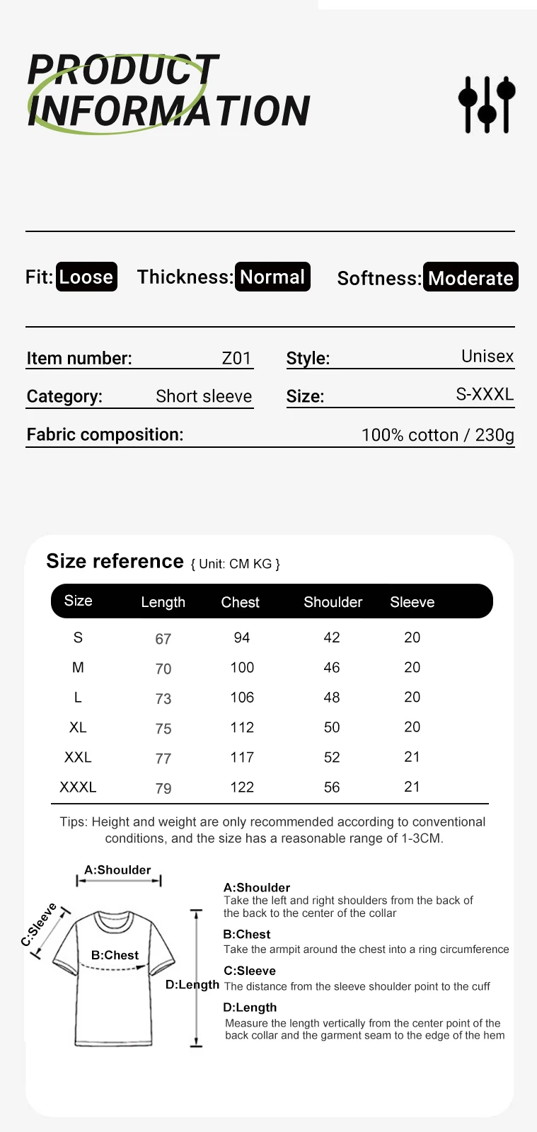 Great White Shark Anatomy T-Shirt New Summer Men Street Short Sleeve Hip Hop Punk Style Boy Casual Tops Oversize White Tees