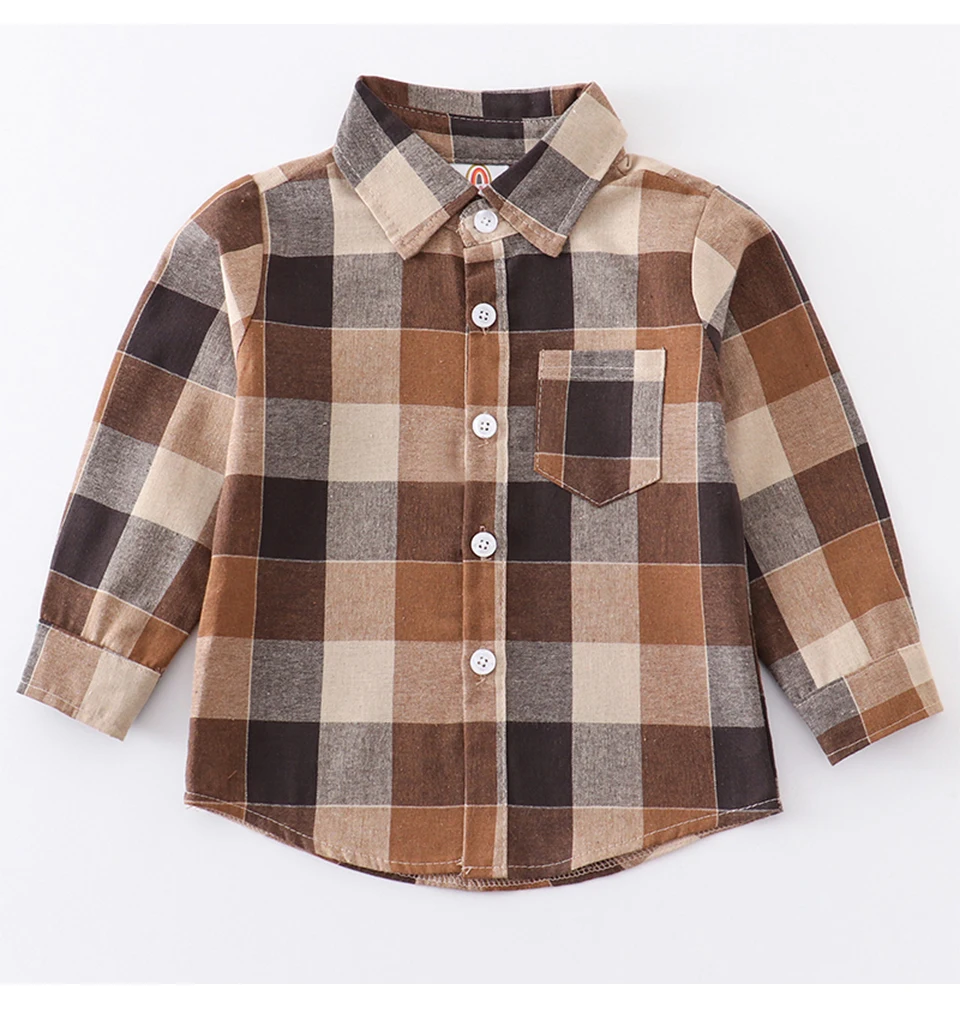 Girls Kids Dress Clothes Set Brother Sister Matching Outfits Spring Summer Lattice Long Sleeve Boys T-shirt Shirt Baby Romper