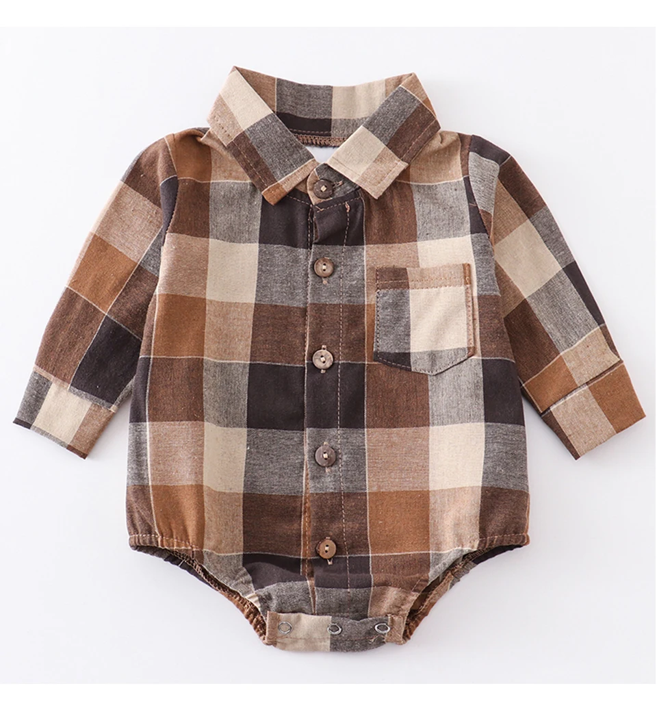 Girls Kids Dress Clothes Set Brother Sister Matching Outfits Spring Summer Lattice Long Sleeve Boys T-shirt Shirt Baby Romper