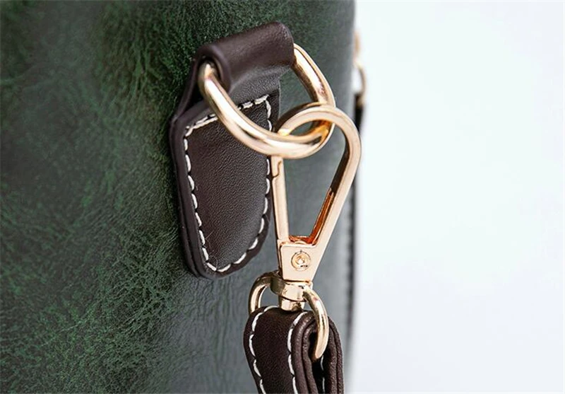 PU Leather Handbags for Women Designer Top Handle Bag Vintage Single Shoulder Bag Ladies Luxury Brand Crossbody Messenger Bags