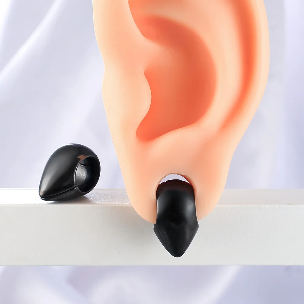 Giga 1/2Pcs 10mm(00g) Teardrop Stainless Steel Ear Hanger Weights Expander Gauges Ears Stretcher Piercing Body Jewelry Punk