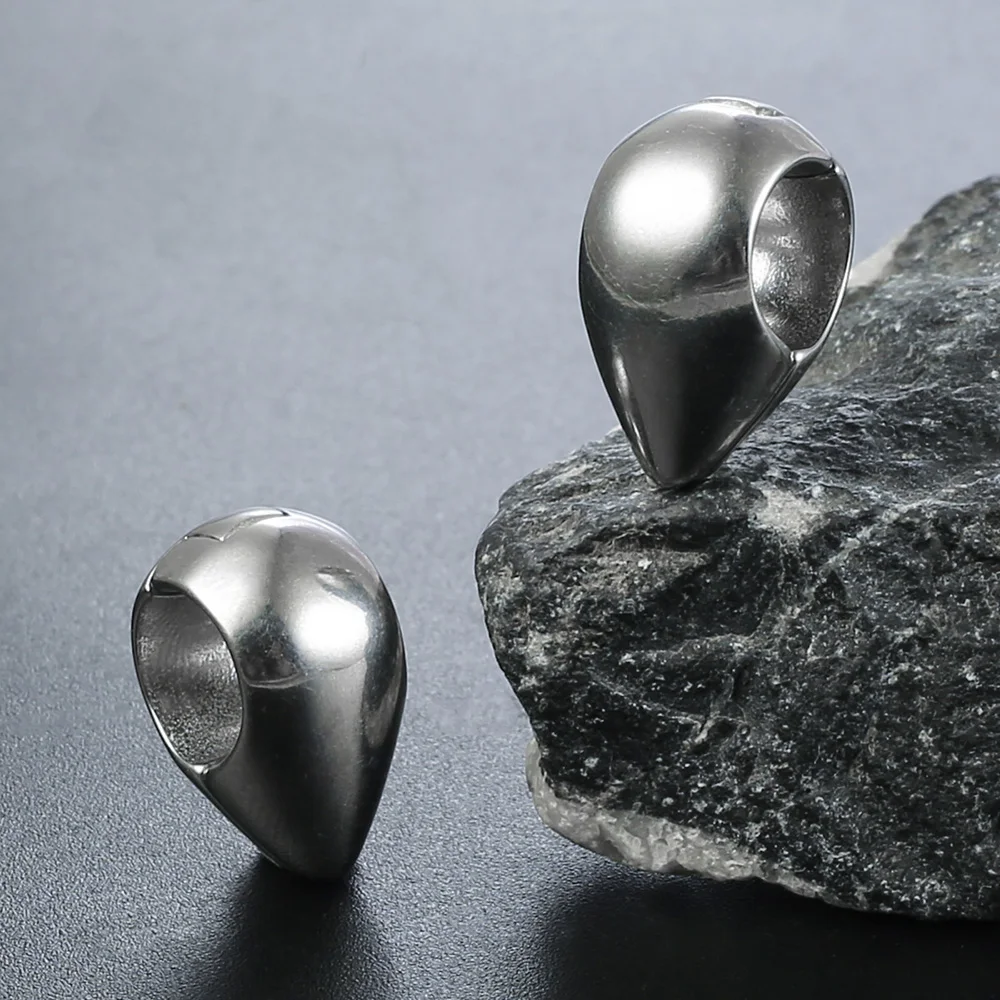 Giga 1/2Pcs 10mm(00g) Teardrop Stainless Steel Ear Hanger Weights Expander Gauges Ears Stretcher Piercing Body Jewelry Punk