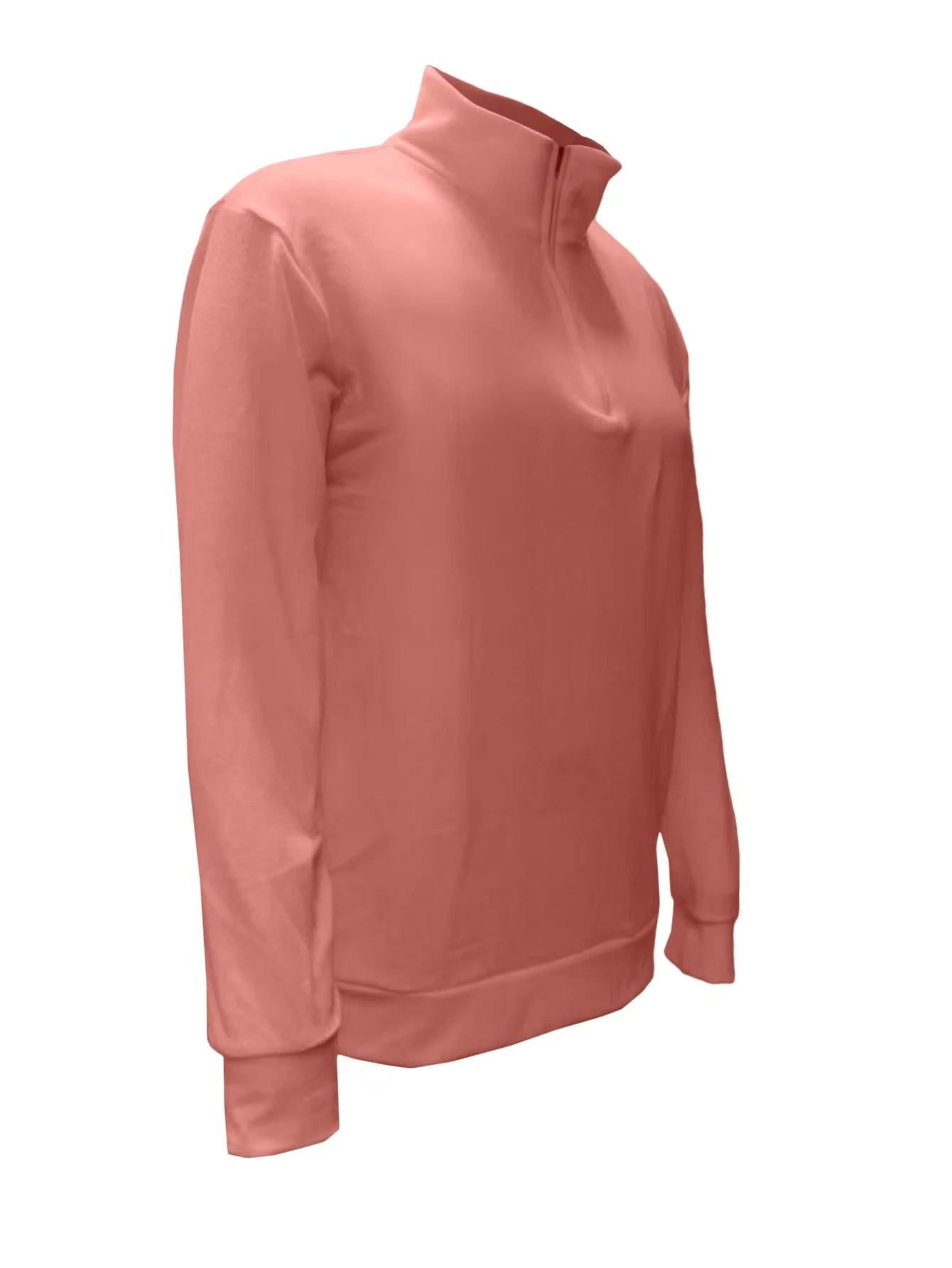 2026 Independent Station New Spring Season Long-Sleeved V-Neck Wool Velvet Zipper Men's Casual Top Polo