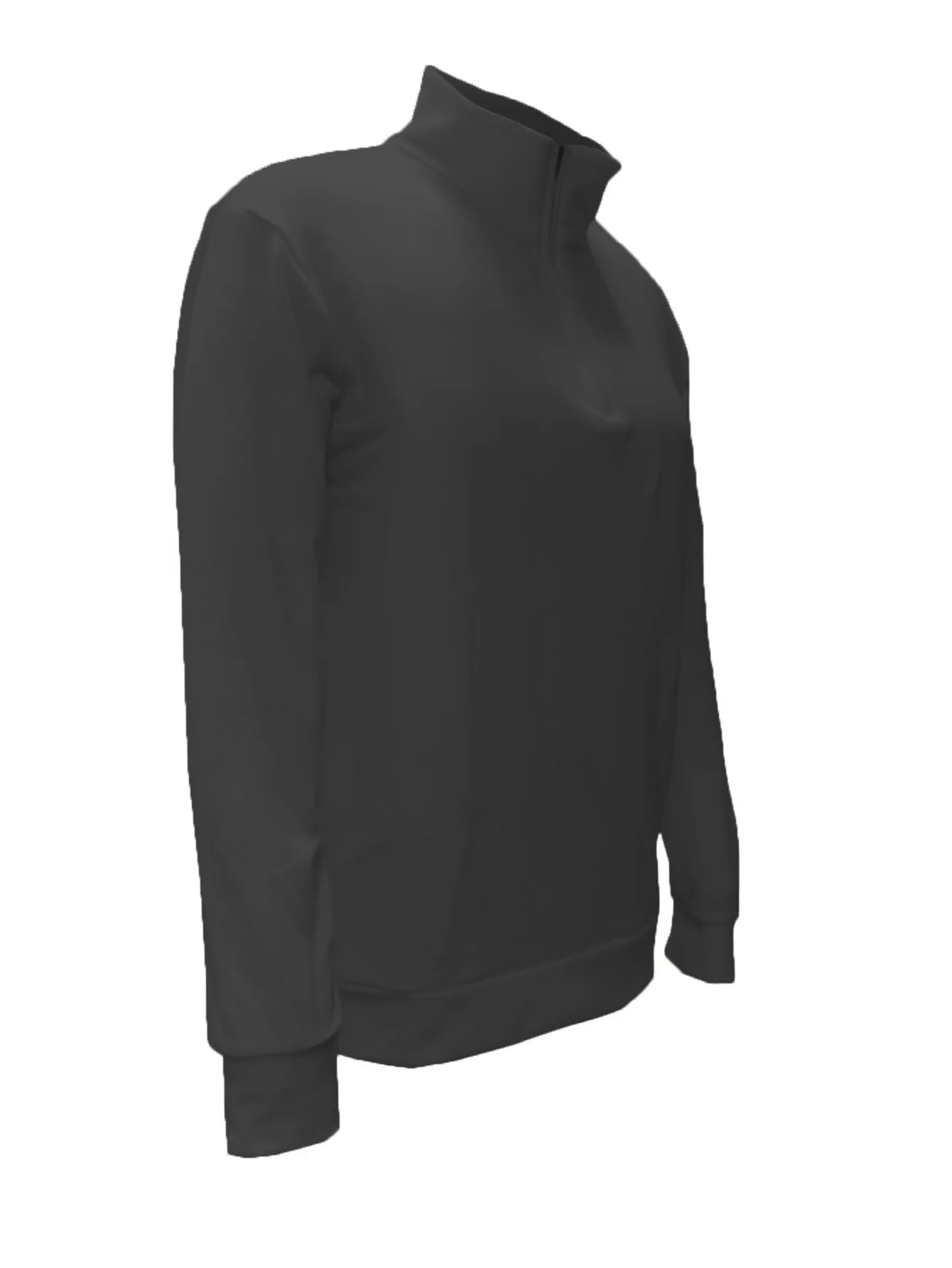2026 Independent Station New Spring Season Long-Sleeved V-Neck Wool Velvet Zipper Men's Casual Top Polo