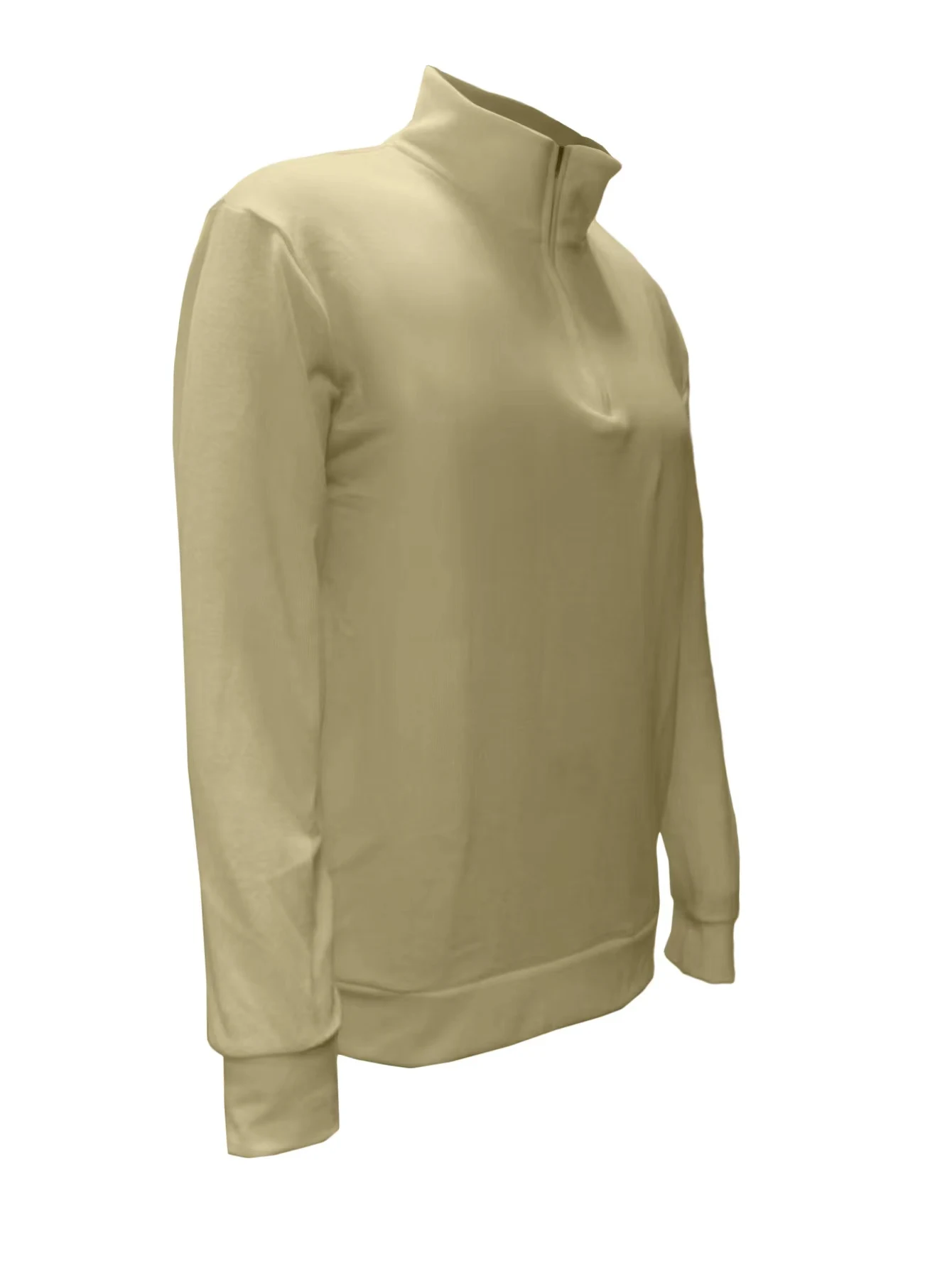 2026 Independent Station New Spring Season Long-Sleeved V-Neck Wool Velvet Zipper Men's Casual Top Polo