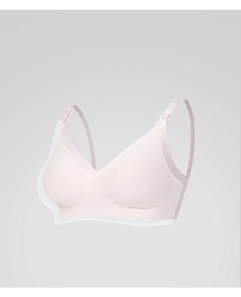 High Quality Plus Size Nursing Bra Breathable Women Breastfeeding Underwear Breastfeeding bra anti breast swelling and anti sagg