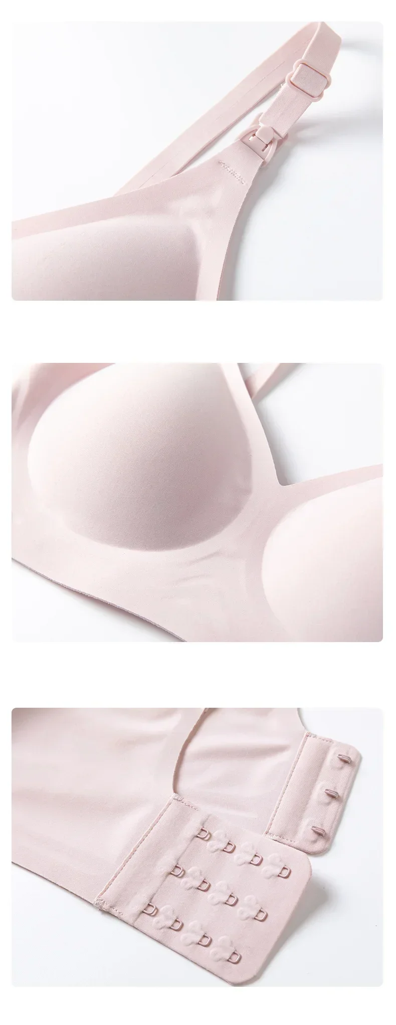 High Quality Plus Size Nursing Bra Breathable Women Breastfeeding Underwear Breastfeeding bra anti breast swelling and anti sagg