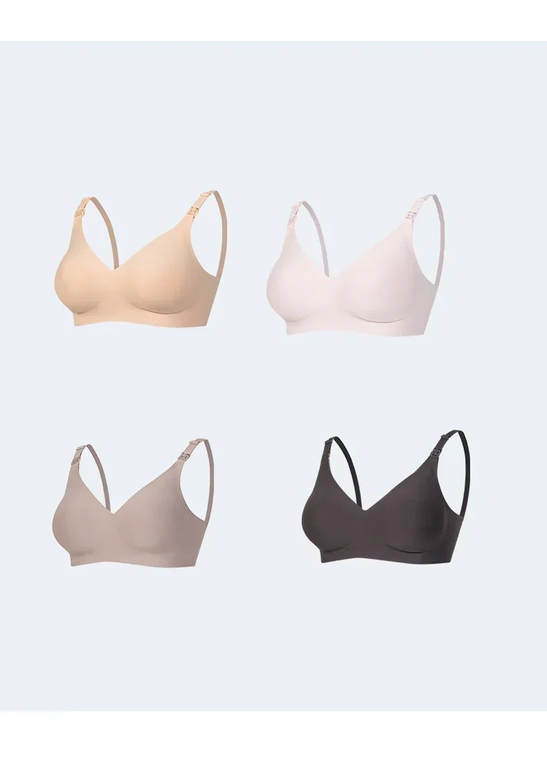 High Quality Plus Size Nursing Bra Breathable Women Breastfeeding Underwear Breastfeeding bra anti breast swelling and anti sagg